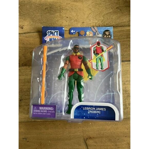 Space Jam 2 A New Legacy LEBRON JAMES ROBIN 5” Moose Toys 2021 DC Batman - Picture 1 of 5